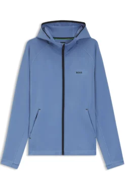 Active Hoodie mit Reißverschluss und reflektierendem Branding