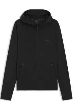 Active Hoodie mit Reißverschluss und reflektierendem Branding