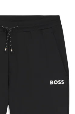 Active Jogginghose aus Stretch-Gabardine mit Reißverschlüssen an den Säumen