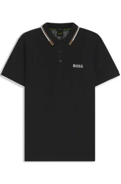 Active Paddy Regular-Fit Poloshirt aus schnell trocknendem Stretch-Piqué