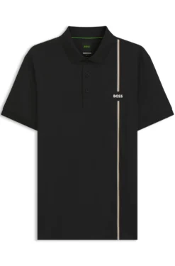 Active schnell trocknendes Poloshirt mit Signature-Streifen