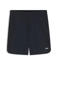 Active Shorts aus Stretch-Gewebe mit Taschen aus Mesh