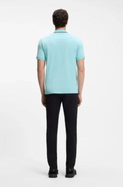 Active Slim-Fit Poloshirt aus feuchtigkeitsregulierender Stretch-Baumwolle