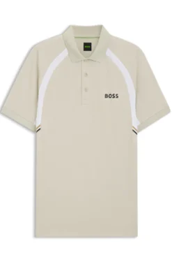 Active Slim-Fit Poloshirt aus schnell trocknendem Stretch-Gewebe