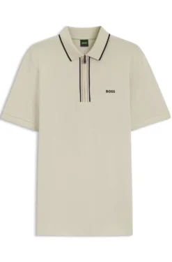 Active Slim-Fit Poloshirt aus feuchtigkeitsregulierender Stretch-Baumwolle