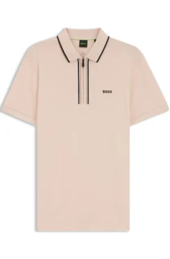 Active Slim-Fit Poloshirt aus feuchtigkeitsregulierender Stretch-Baumwolle