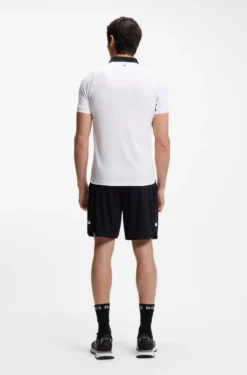 Active Slim-Fit Poloshirt aus schnell trocknendem Stretch-Gewebe