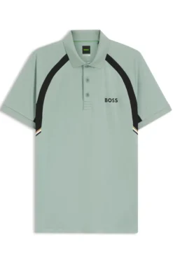 Active Slim-Fit Poloshirt aus schnell trocknendem Stretch-Gewebe