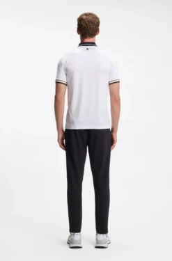 Active Slim-Fit Poloshirt mit Logo-Details