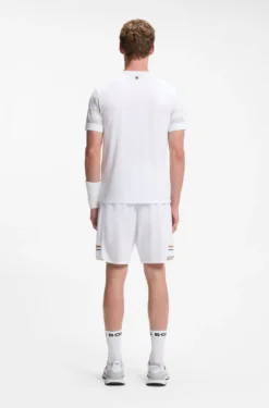 Active Slim-Fit T-Shirt mit Streifen an den Ärmeln