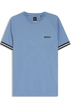 Active Slim-Fit T-Shirt mit Tennisball-Prägung