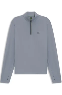 Active Sweatshirt mit kurzem Reißverschluss und Moisture Management
