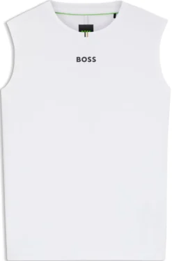Active Tanktop aus Stretch-Gewebe mit Streifen auf der Rückseite