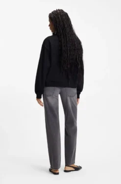 All-gender Sweatshirt aus Baumwoll-Terry mit Herz-Logo