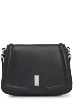 Ariell Saddle-Bag aus genarbtem Leder