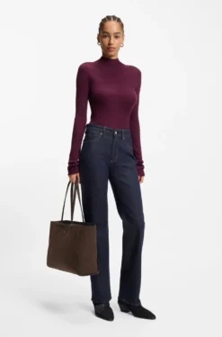 Ariell Shopper aus Nubukleder mit Double-B-Monogramm