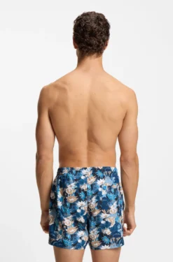 Badeshorts mit durchgehendem Print