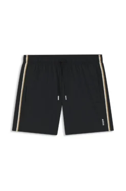 Badeshorts mit Signature-Streifen und Logo