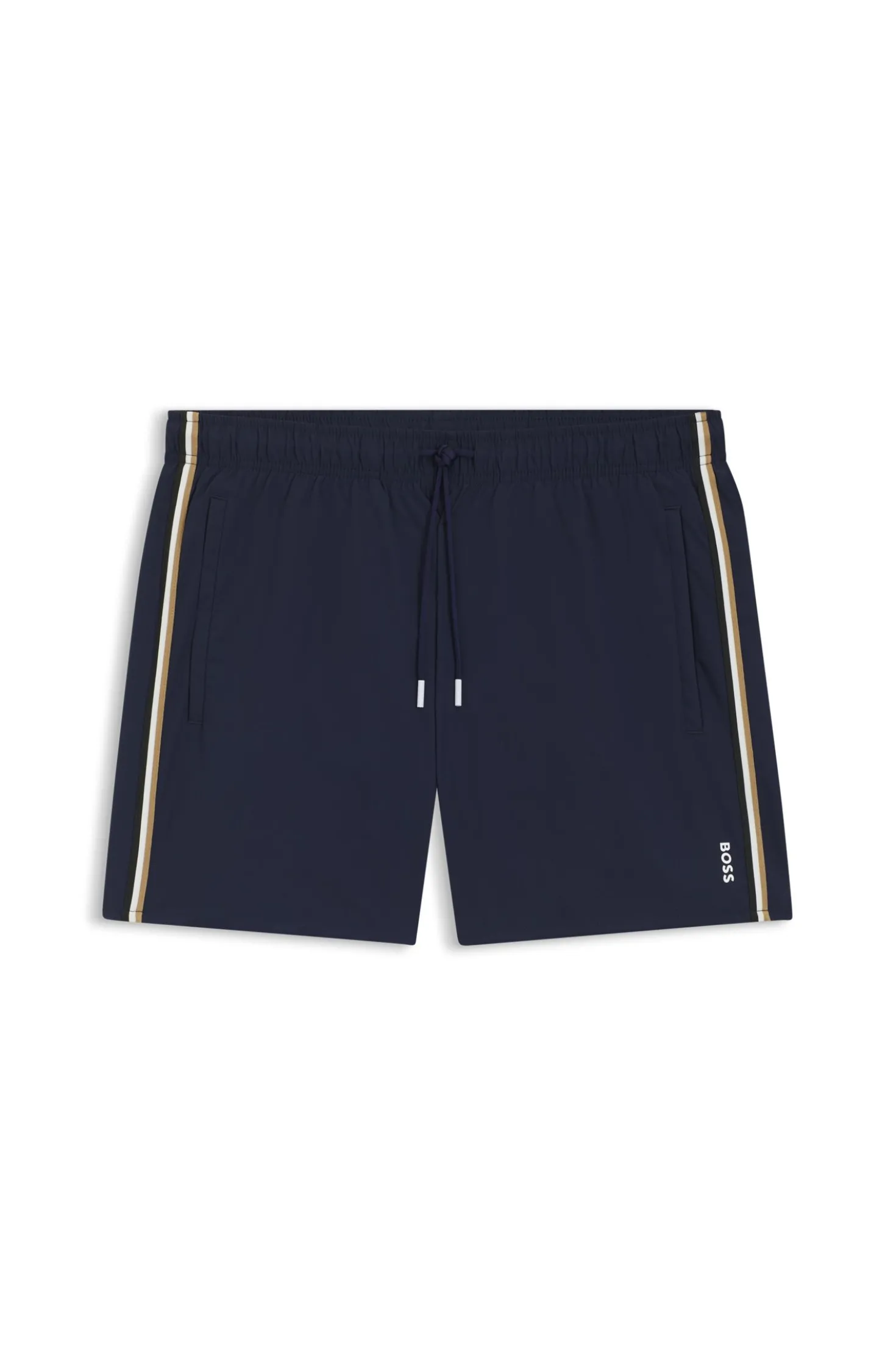 Badeshorts mit Signature-Streifen und Logo