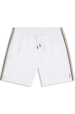 Badeshorts mit Signature-Streifen und Logo