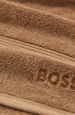 Badetuch aus Baumwolle mit Logo-Stickerei