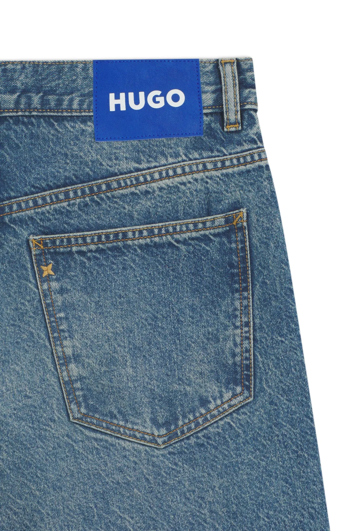 Baggy-Fit Jeans mit Used-Details