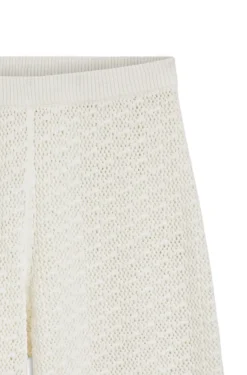Baumwollhose mit Mikro-Spitzenstruktur