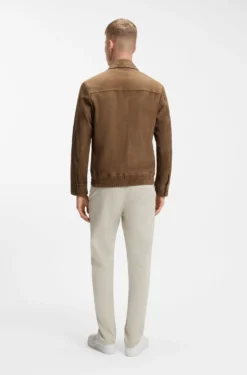 Blouson aus weichem Veloursleder