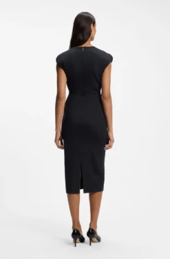 Bodycon-Kleid mit Grosgrain-Besätzen
