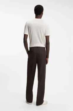 BOSS BY BECKHAM Bundfaltenhose aus Baumwolle