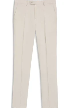 BOSS BY BECKHAM Fein gemusterte Slim-Fit Hose