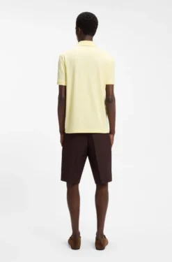 BOSS BY BECKHAM Poloshirt aus Baumwoll-Mix mit Seide