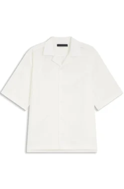 BOSS BY BECKHAM Relaxed-Fit Hemd aus fließendem Gewebe