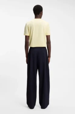 BOSS BY BECKHAM T-Shirt aus Baumwoll-Mix mit Seide