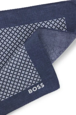 BOSS ONE Einstecktuch aus Seide mit Digitaldruck