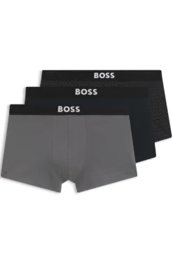 BOSS ONE eng anliegende Boxershorts aus Stretch-Baumwolle im Dreierpack