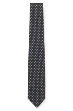 BOSS ONE Gemusterte Krawatte aus Seiden-Jacquard