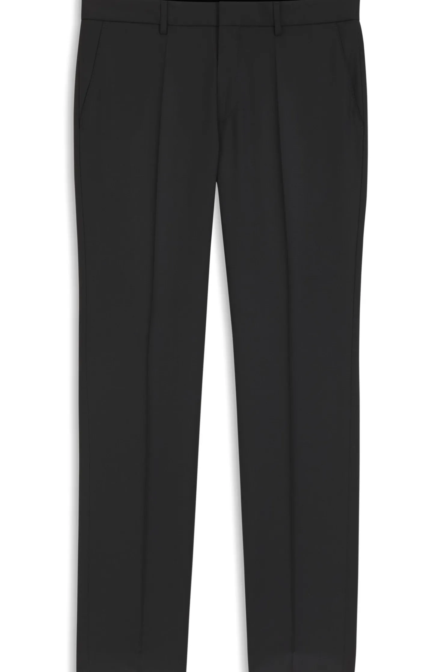 BOSS ONE Regular-Fit Hose aus Schurwoll-Serge