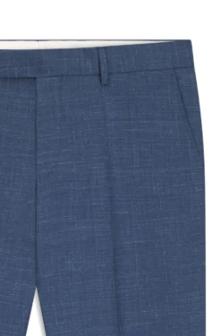 BOSS ONE Slim-Fit Anzughose aus Wolle, Seide und Leinen