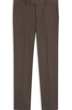 BOSS ONE Slim-Fit Anzughose aus Wolle, Seide und Leinen