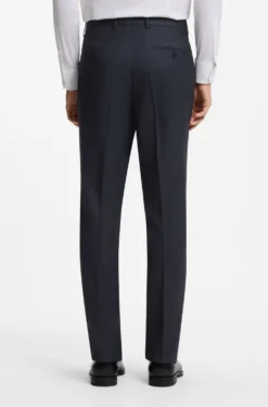 BOSS ONE Slim-Fit Zweiteiler aus karierter Schurwolle