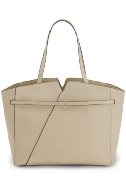 BOSS Revers Tote Bag aus Leder mit Gürtel-Detail