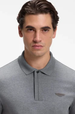 BOSS x ASTON MARTIN Poloshirt aus merzerisierter Baumwolle
