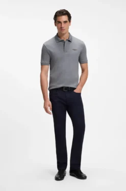 BOSS x ASTON MARTIN Poloshirt aus merzerisierter Baumwolle