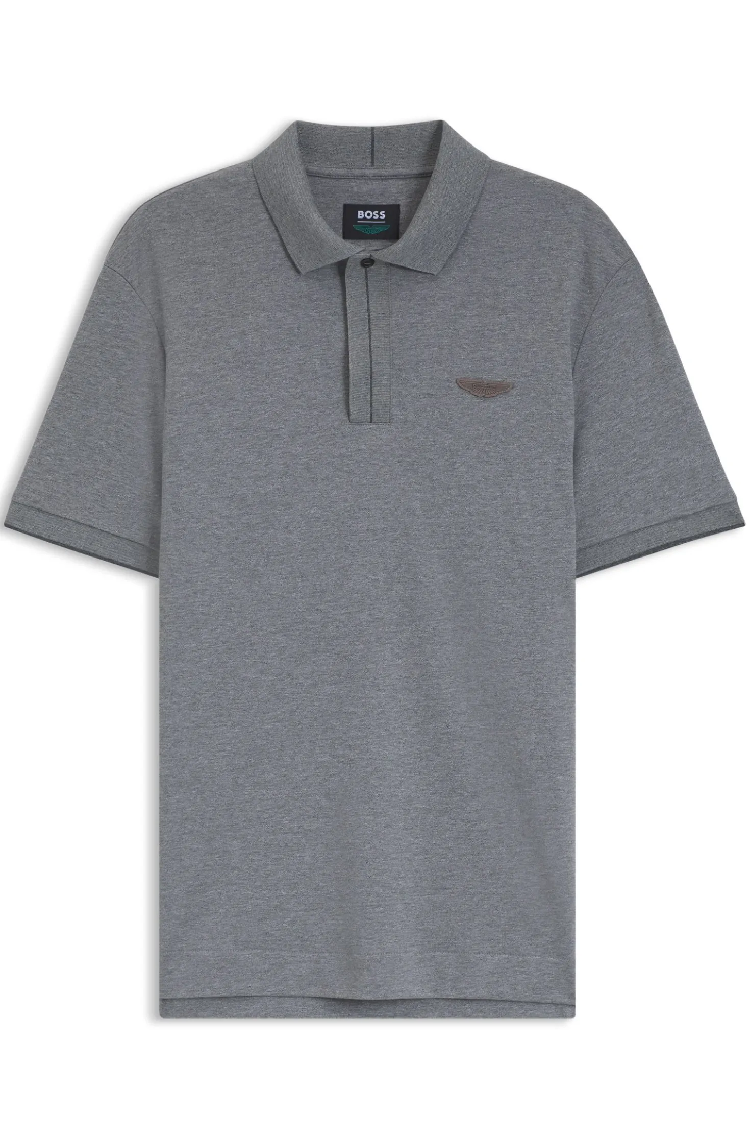 BOSS x ASTON MARTIN Poloshirt aus merzerisierter Baumwolle