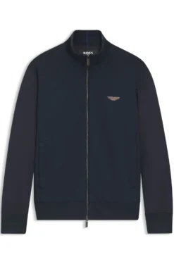 BOSS x ASTON MARTIN Sweatshirt mit Flügel-Detail