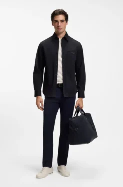 BOSS x ASTON MARTIN T-Shirt aus merzerisiertem Baumwoll-Jacquard