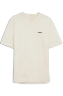 BOSS x ASTON MARTIN T-Shirt aus merzerisiertem Baumwoll-Jacquard
