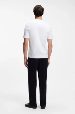 BOSS x ASTON MARTIN T-Shirt aus Baumwolle mit Auto-Grafik