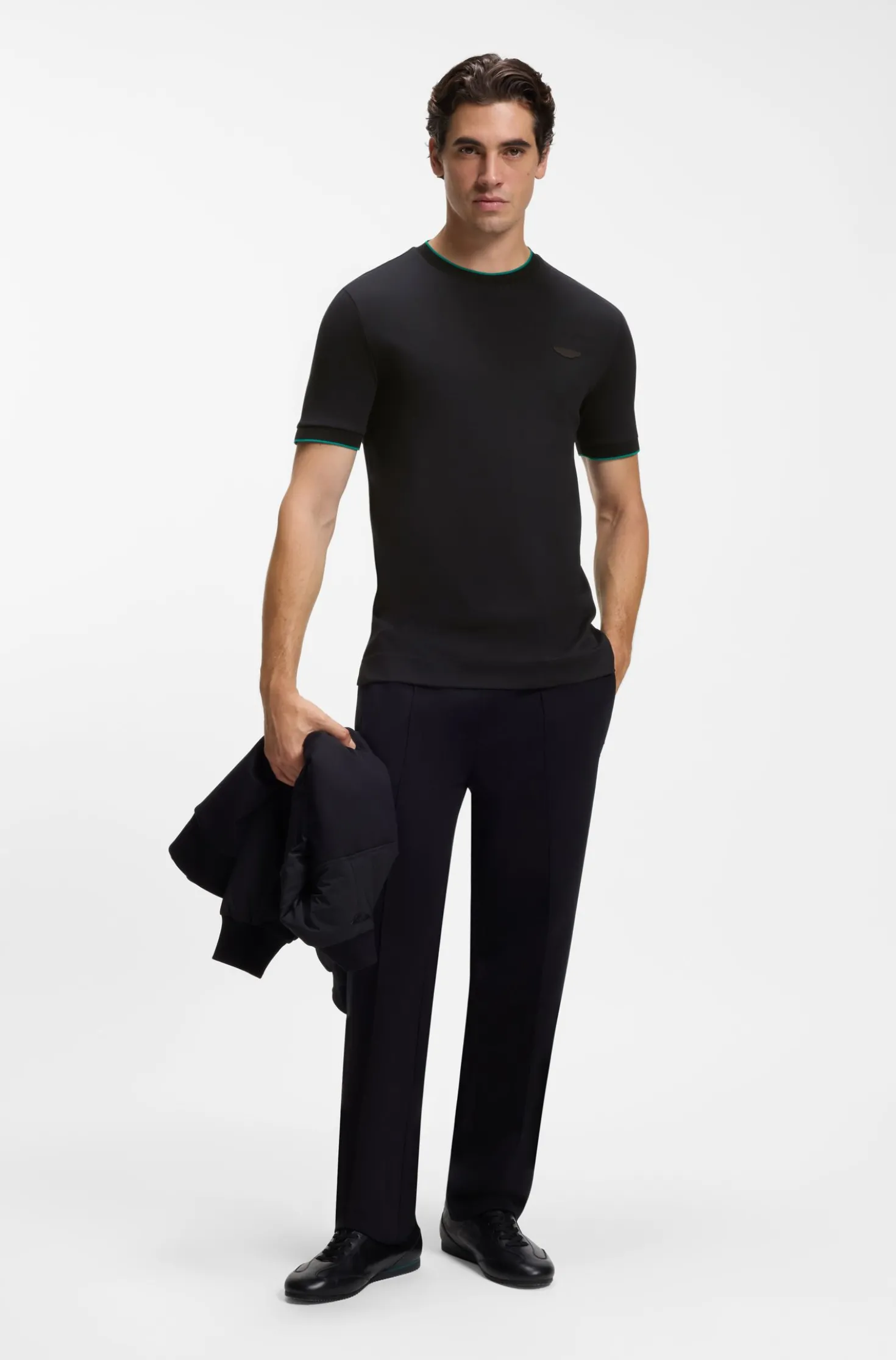 BOSS x ASTON MARTIN T-Shirt aus merzerisierter Baumwolle